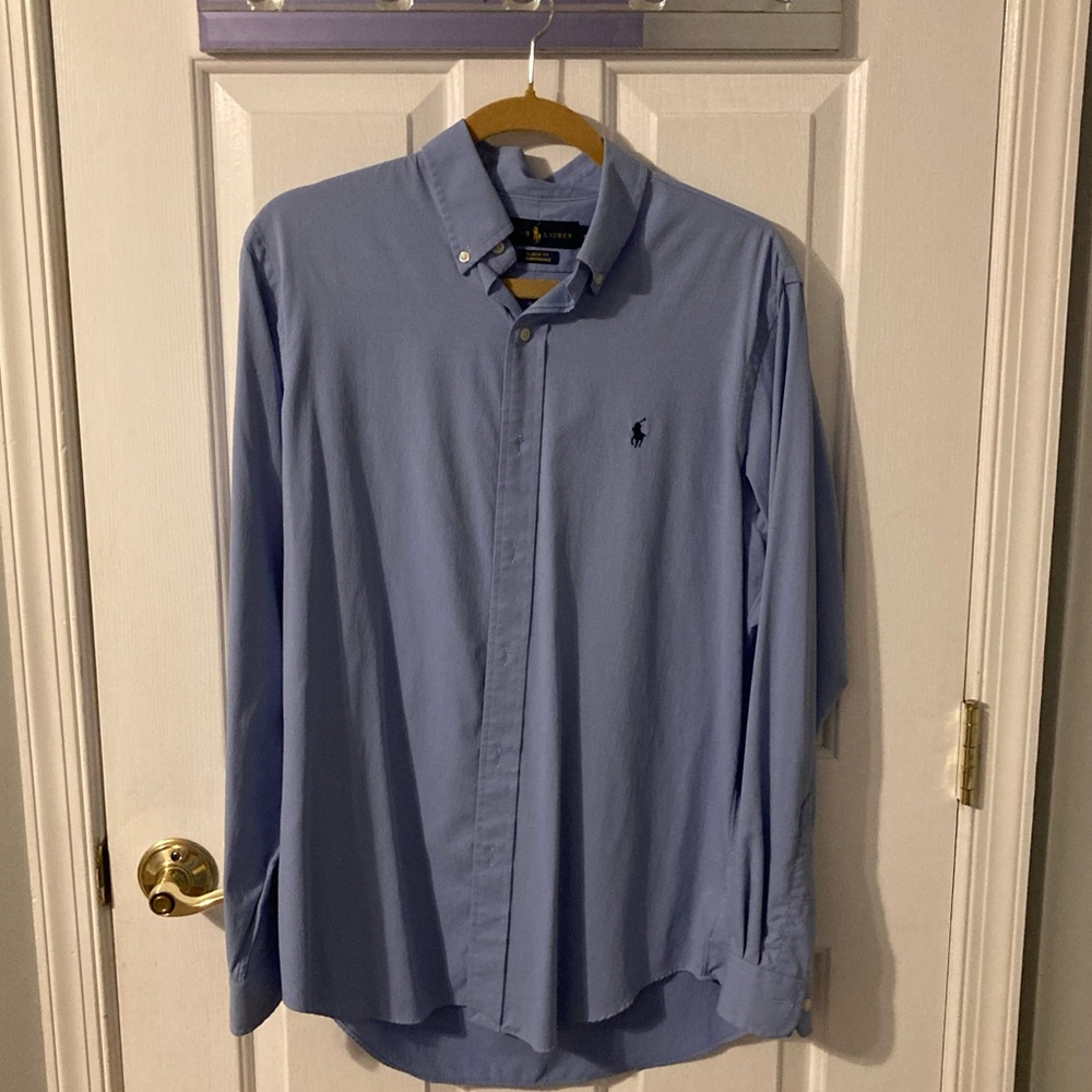 Men’s Ralph Lauren Light Blue Casual Button Down Shirt size:Medium